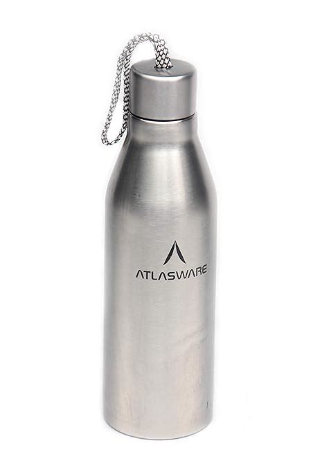 Atlasware Stainless Steel Water Bottle with Carrying Rope (1000 Ml ...