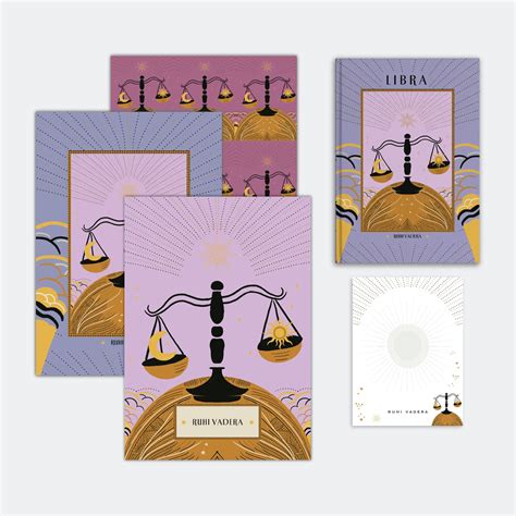 Libra Stationery Bundle – Dots and Doodles Design
