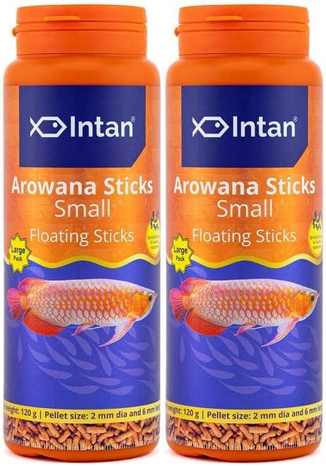 AZOO Baby Arowana Sticks | 900ml - 350g | 9 in 1 Formula Fish Food ...