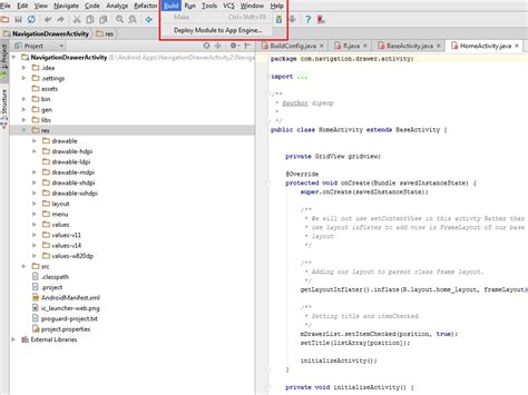 Image result for Android Studio Build Make Project