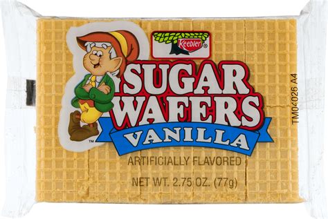 Keebler Vanilla Sugar Wafers Snacks Cookies, 2.75 oz - 12 Pack ...