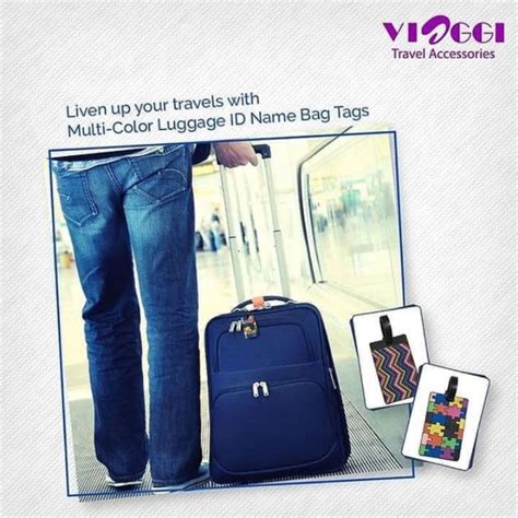 Multi-Color Luggage ID Name Tags - Pack of 2 – Kesari-IN