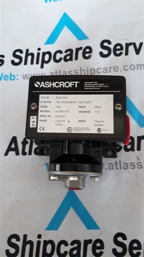 ASHCROFT B424V XLM PRESSURE SWITCH – Atlas Shipcare Services
