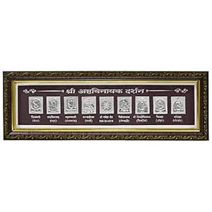 laxmi jewellers Pure 999 Silver Wall Astha Vinayak Photo Frame For ...