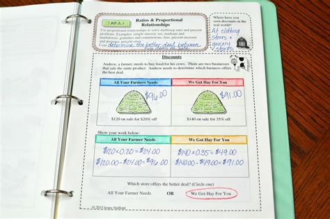Image result for 7th Grade Math Interactive Notebook