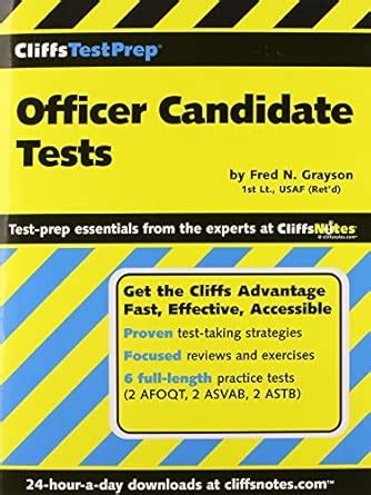 Buy CliffsTestPrep® Officer Candidate Tests Book Online at Low Prices ...
