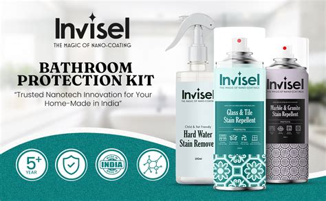 Invisel Tap & Bathroom Fittings Protector Kit | Hard Water Stain ...