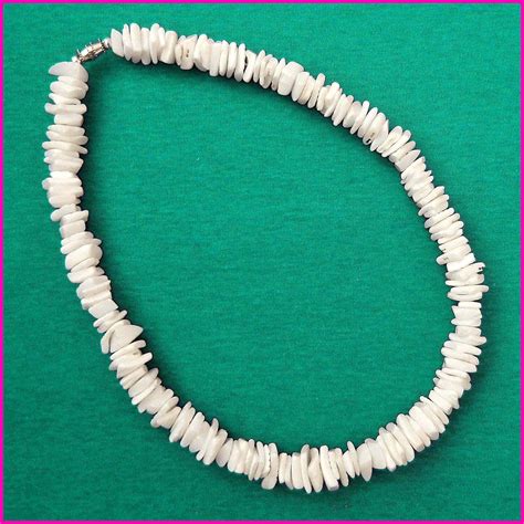 White genuine puka shell necklace | Etsy