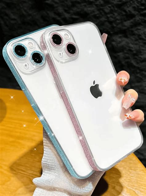 Glitter Frame Tempered Glass Basic Sleek Case – Covers Emporium