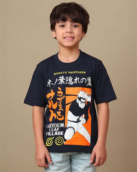 Naruto Printed Regular Fit Tshirt For Boys – Kidsville