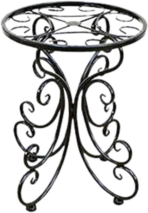 Kundi Indoor Outdoor Wrought Iron Plant Stand, Tall Metal Iron Plant ...