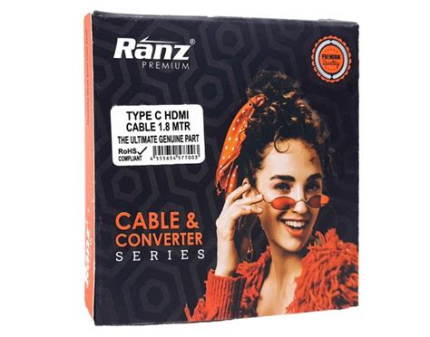 Ranz Type C To Hdmi CONVERTER CABLE (1.8M) – BROOT COMPUSOFT LLP