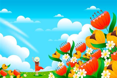 Animated Spring Background 的图像结果