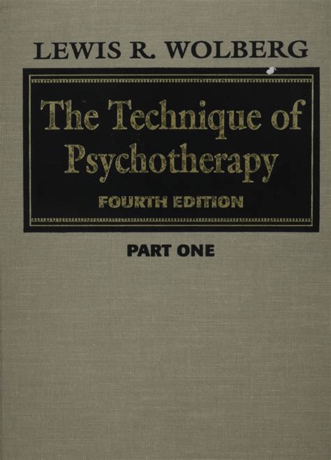 Buy The Technique of Psychotherapy Book Online at Low Prices in India ...