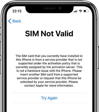 IPhone Sim Card Error 的图像结果