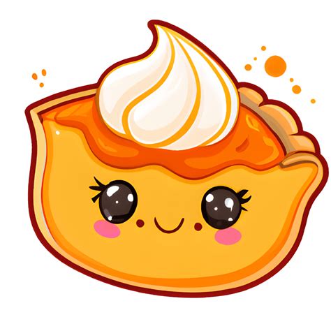 Cartoon Pumpkin Pie Graphic · Creative Fabrica