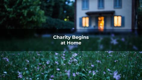 Blog - Charity Begins at Home