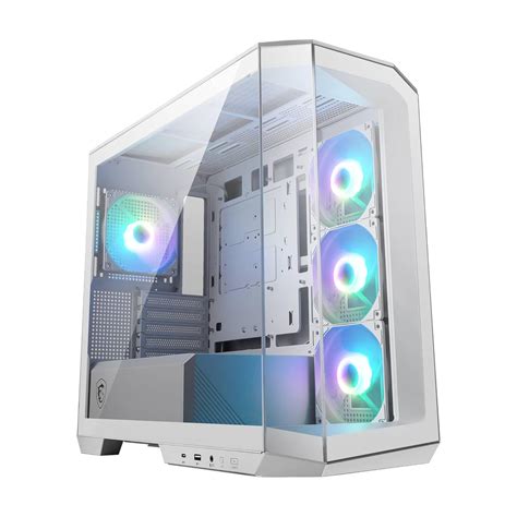 MSI MAG PANO 100R PZ ARGB ATX MID TOWER CASE (WHITE)– Vishal Peripherals