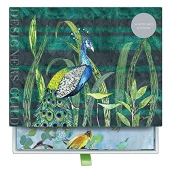 Designers Guild (Blues and Greens) Greeting Assortment Notecard Set ...