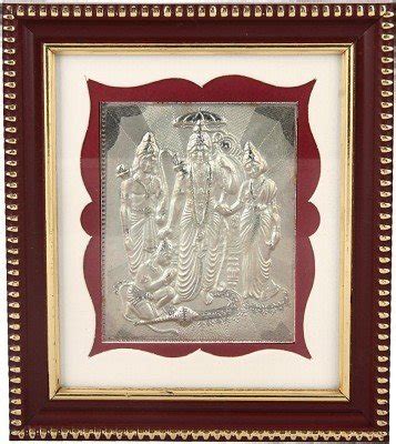 Buy Siri Creations 999 Pure Silver Rama Sita Lakshman Wooden Frame ...