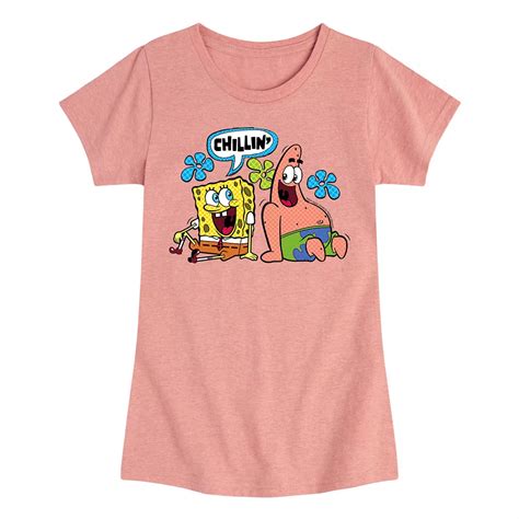 Girls 7-16 SpongeBob SquarePants Chilin Graphic Tee