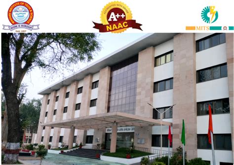 About MITS: Deemed University – MITS Journal