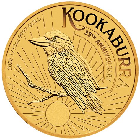 Australia 15 AUD Kookaburra złota moneta 1/10 oz – Kantor Capital