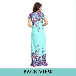 Buy TUCUTE Women's Sarina Floral Maxi Nighty (Heart Pink-4837-XL_Pink ...