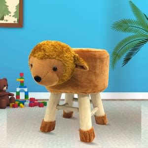 BestP Wooden Animal Stool for Kids (Sheep)| With Removable Soft Fabric ...