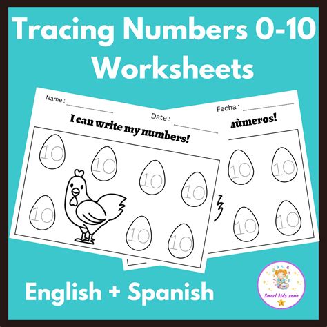 Writing Numbers 1-20 Worksheets | Spanish Number Worksheets ...