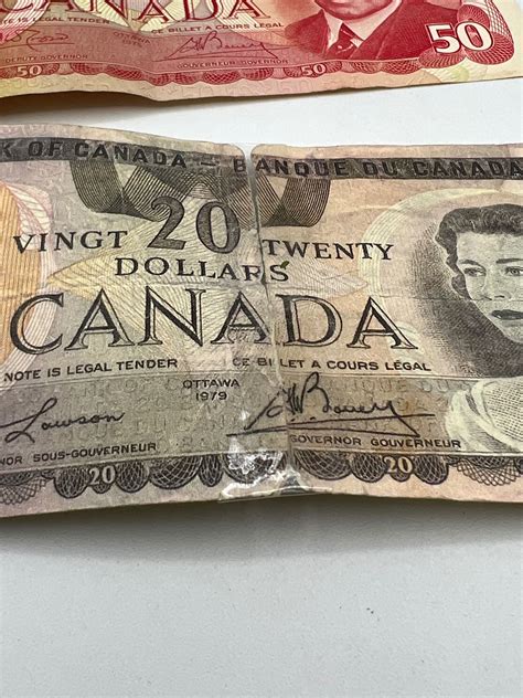 $50 Bill and $20 Bill