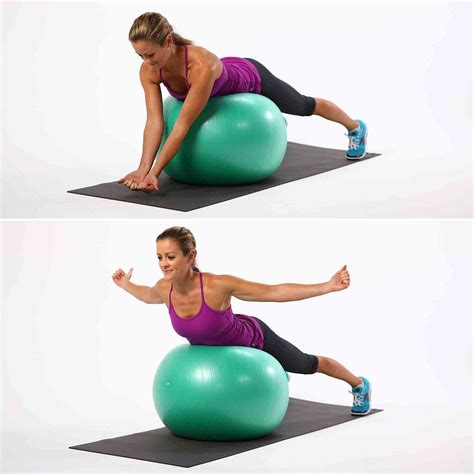 Image result for Stability Ball Back Exercises