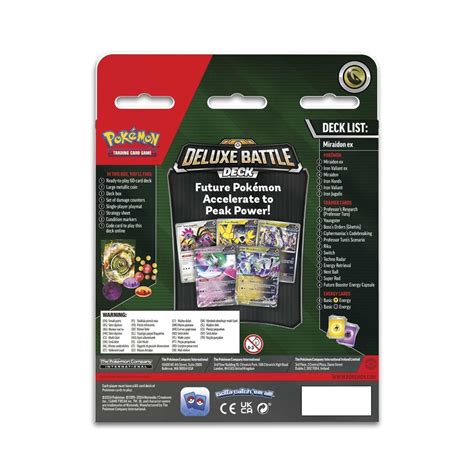 Pokémon TCG: Miraidon ex Deluxe Battle Deck | Pokémon Center Official Site