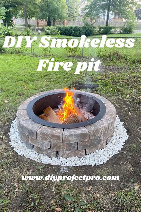 How To Build A Smokeless Fire Pit With Pavers at Deanna Sellers blog