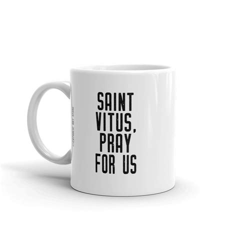 St. Vitus Pray for Us Mug, Patron Saint of Dancers, Catholic Gift, RCIA ...