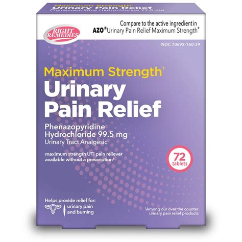 Equate Maximum Strength Urinary Pain Relief Tablets, Mg, 24, 02/26/2024