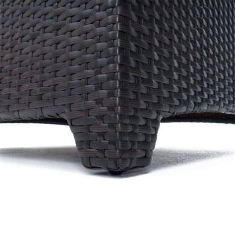 RST Brands Deco Wicker Outdoor Sofa with Off-white Cushion(S) and ...