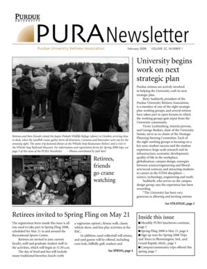 Fillable Online purdue E-mail news available from Purdue in monthly ...