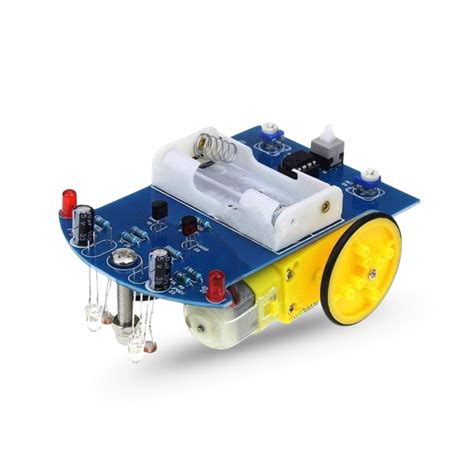 DIY D2-1 Intelligent Line Follower Car Kit | Smart Robotics STEM Kit ...