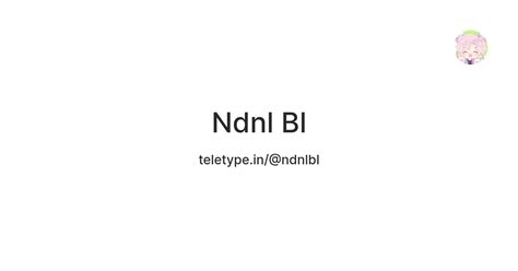 Ndnl Bl — Teletype