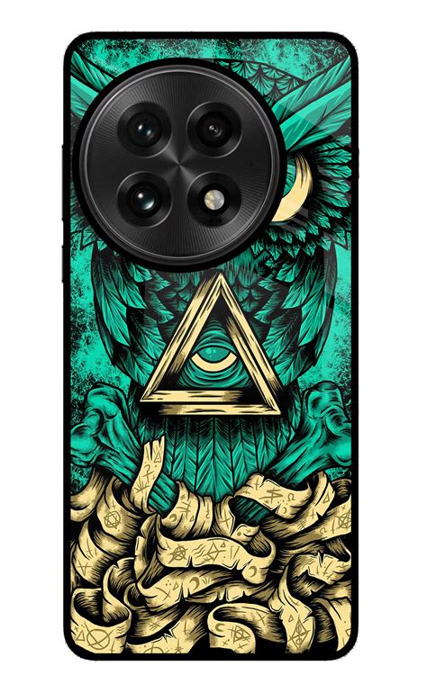 Buy Now Green Owl Glass Case for OnePlus 13 Online | Casekaro