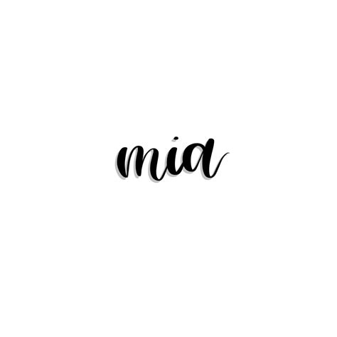 mia name design for Redbubble | Name design, Cute handwriting, Names ...