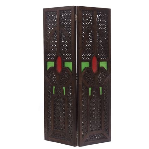 Jharokha Style Teak Wood Wall Partition – Woodshala