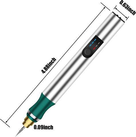 Electric Engraving Pen with 36 Stencils,25W Cordless Etching Engraving ...