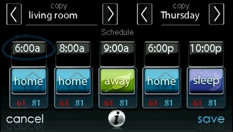 Image result for Carrier Infinity Touch Control Guide