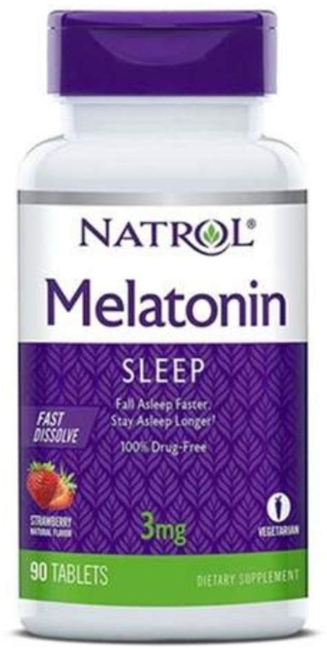 2 Packs of Natrol Melatonin Fast Dissolve Tablets, 3 India | Ubuy
