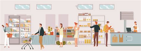 Shopping Center Cartoon 的图像结果