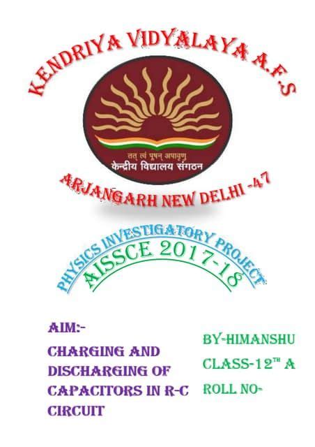 Rezultat imagine pentru Physics Investigatory Project Class 12 PDF
