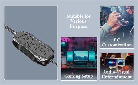 Verilux ARGB Controller 5V 3Pin RGB Controller for PC, Built-in Light ...