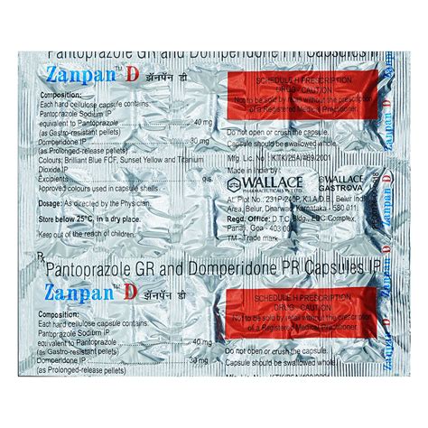 Zanpan D Capsule | Uses, Side Effects, Price | Apollo Pharmacy